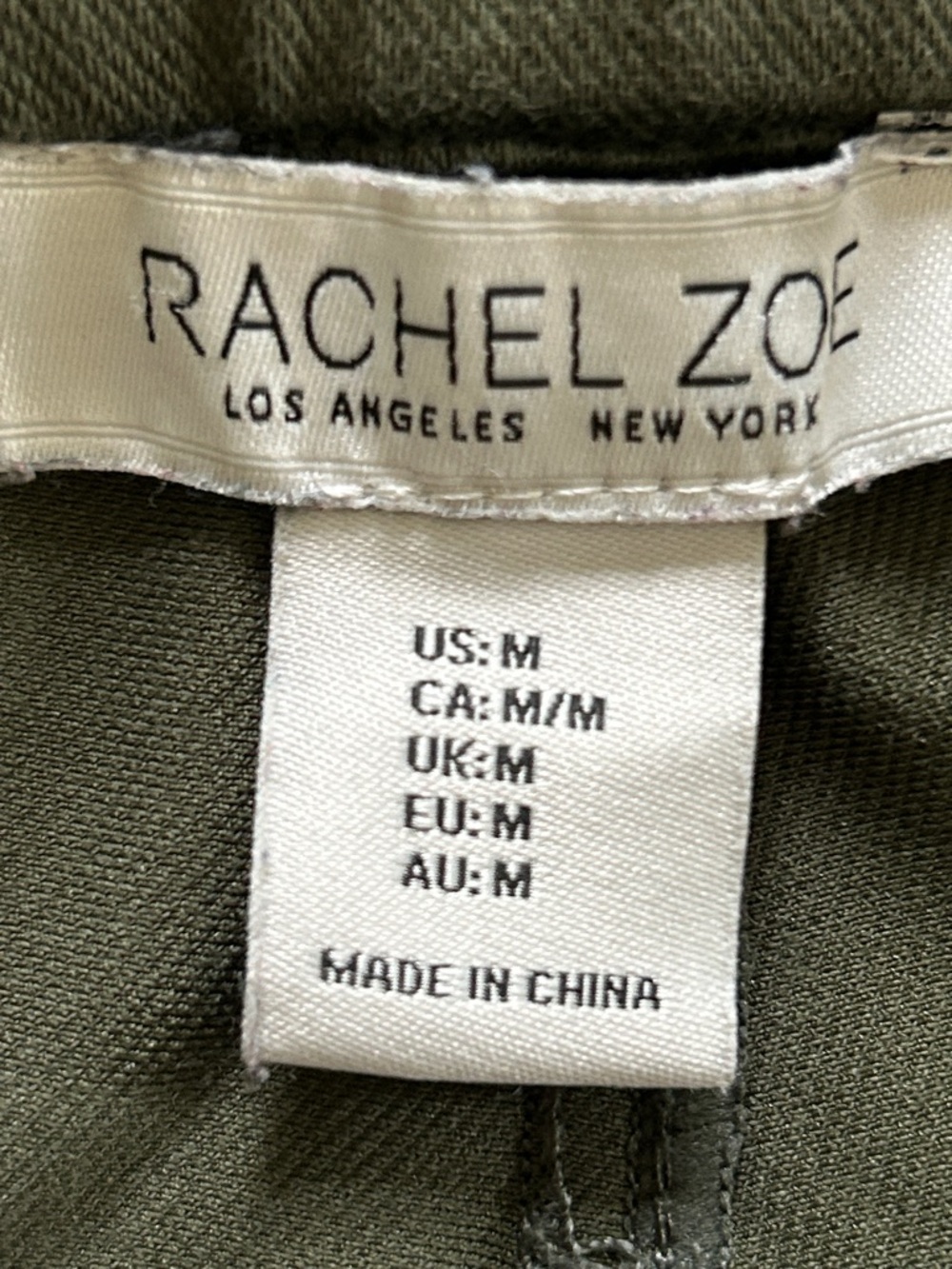 Rachel Zoe green jeggings size M - Picture 3 of 4